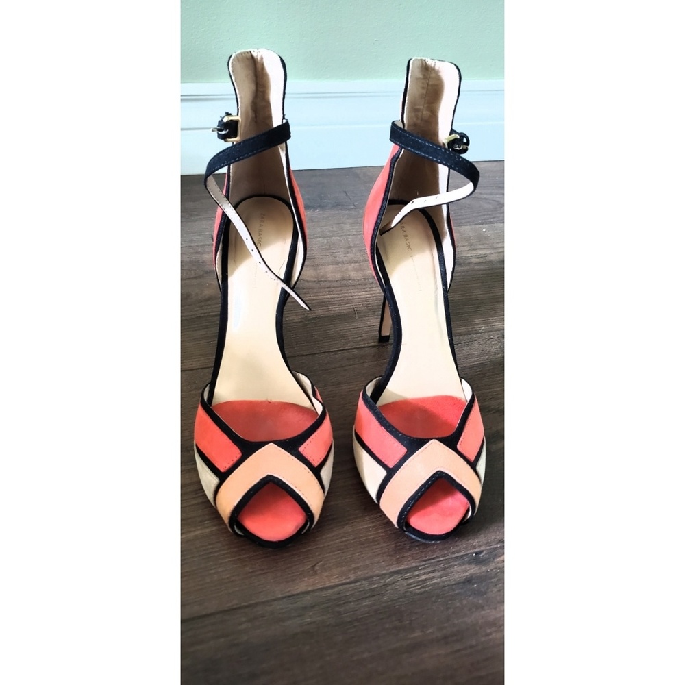 High heeled sandals